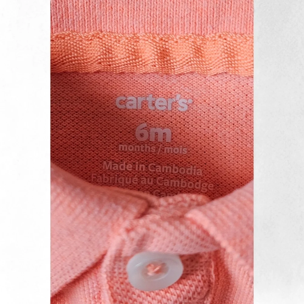 Carter’s Polo Romper Size 6M
